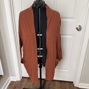 Pact Women's Rust 100% Organic Cotton Cardigan M/L